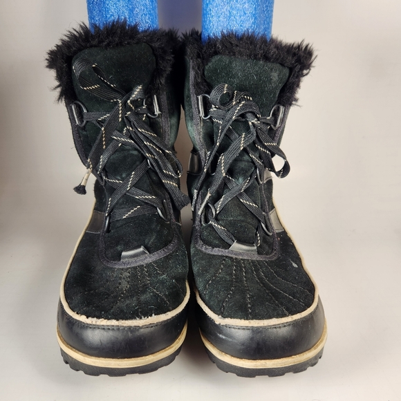 SOREL Women's Tivoli II Boots Size 9 Black Waterproof Lace Up Snow Winter - Picture 4 of 13